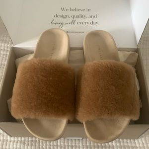 Jenni Kayne Shearling Slide Sandal